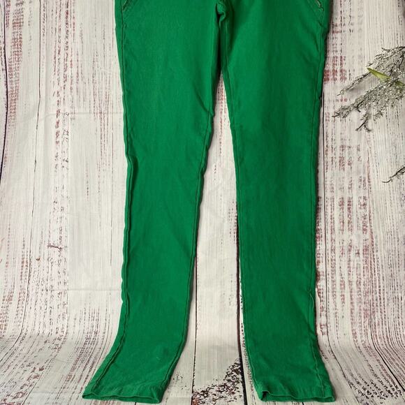 SJ Green Zipper Pants Sz 37 - Picture 2 of 9